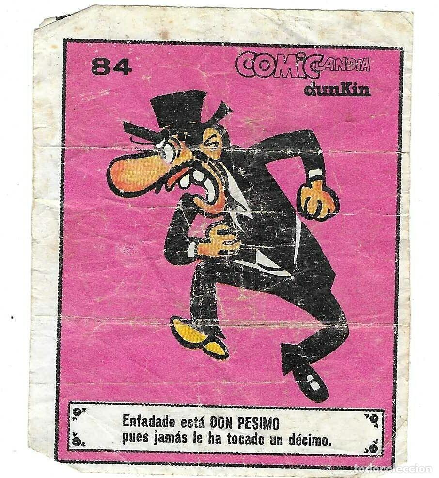 Coleccionismo cromos antiguos: DUNKIN -- COMICLANDIA -- N&ordm; 84 DON PESIMO - Foto 1