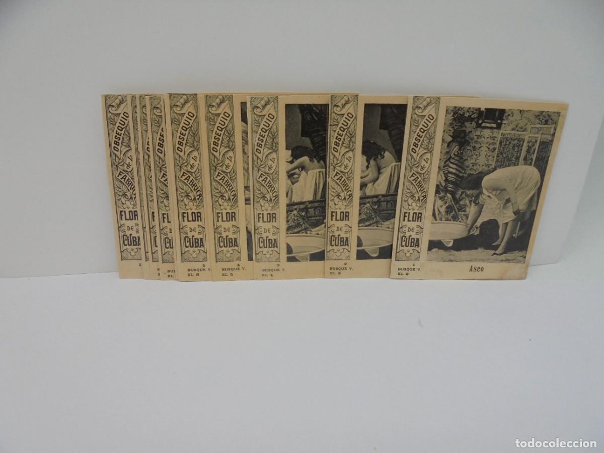 Sammeln alte Sammelbilder: LOTE DE 11 CROMOS ANTIGUOS. FLOR DE CUBA. ASEO. DEL N&ordm; 1 AL N&ordm; 11. VER FOTOS.