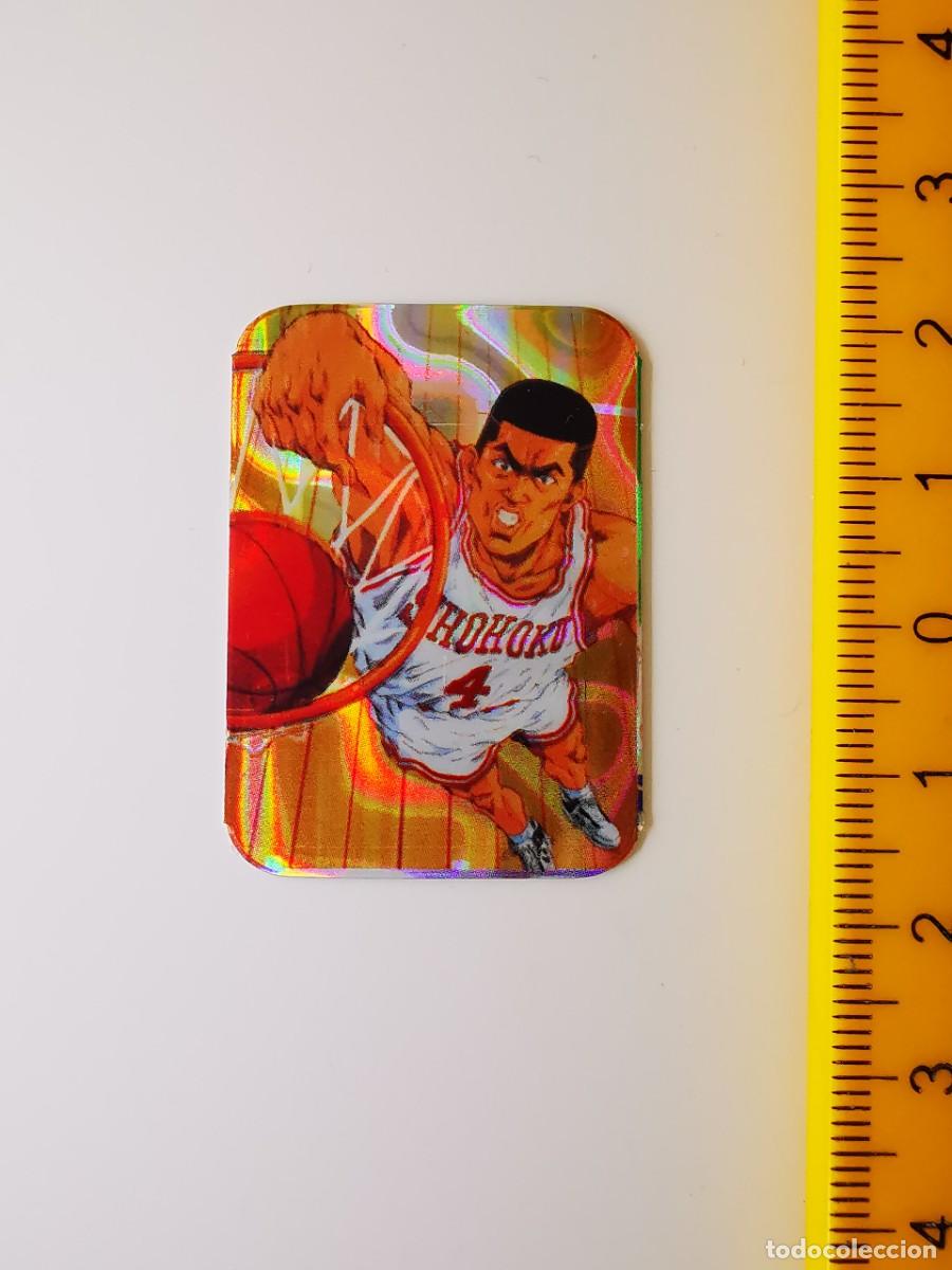 Coleccionismo Cromos antiguos: CROMO ADHESIVO HOLOGRAMA LENTICULAR SERIE TV MANGA ANIME 1993 SLAM DUNK BASKET 10 BRILLO ONDAS