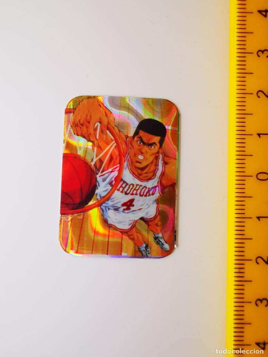 Coleccionismo Cromos antiguos: CROMO ADHESIVO HOLOGRAMA LENTICULAR SERIE TV MANGA ANIME 1993 SLAM DUNK BASKET 10 BRILLO ONDAS