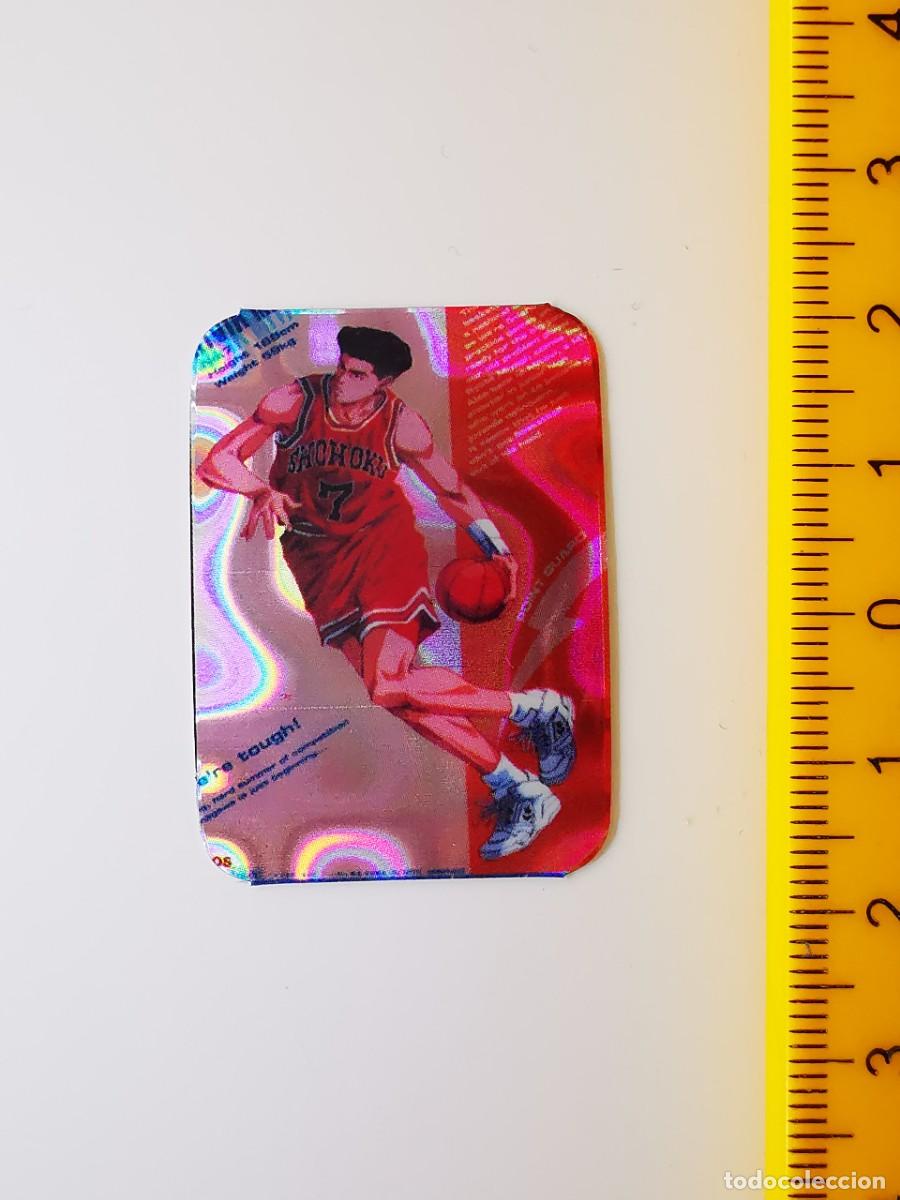 Coleccionismo Cromos antiguos: CROMO ADHESIVO HOLOGRAMA LENTICULAR SERIE TV MANGA ANIME 1993 SLAM DUNK BASKET 66 BRILLO ONDAS