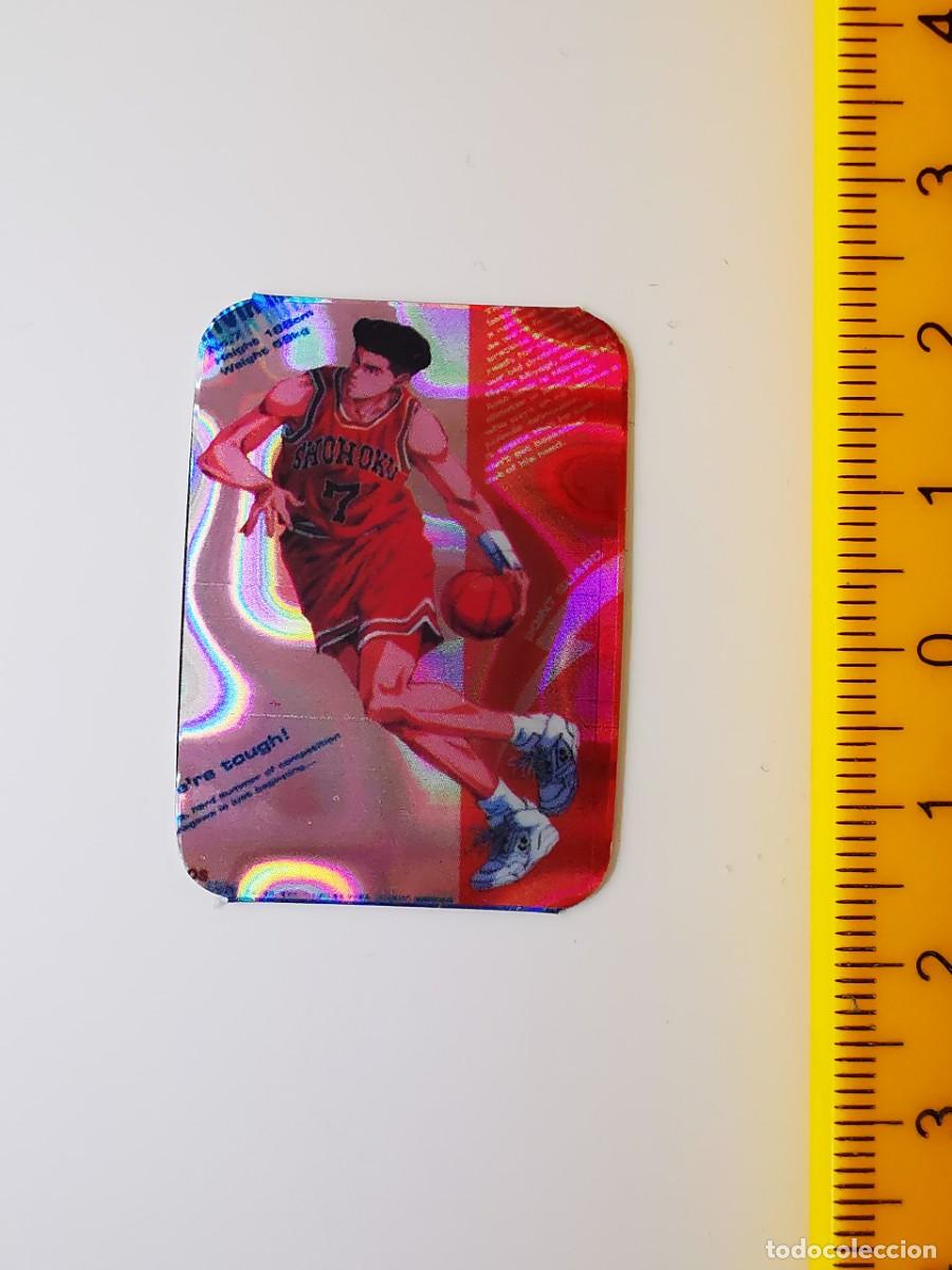 Coleccionismo Cromos antiguos: CROMO ADHESIVO HOLOGRAMA LENTICULAR SERIE TV MANGA ANIME 1993 SLAM DUNK BASKET 66 BRILLO ONDAS