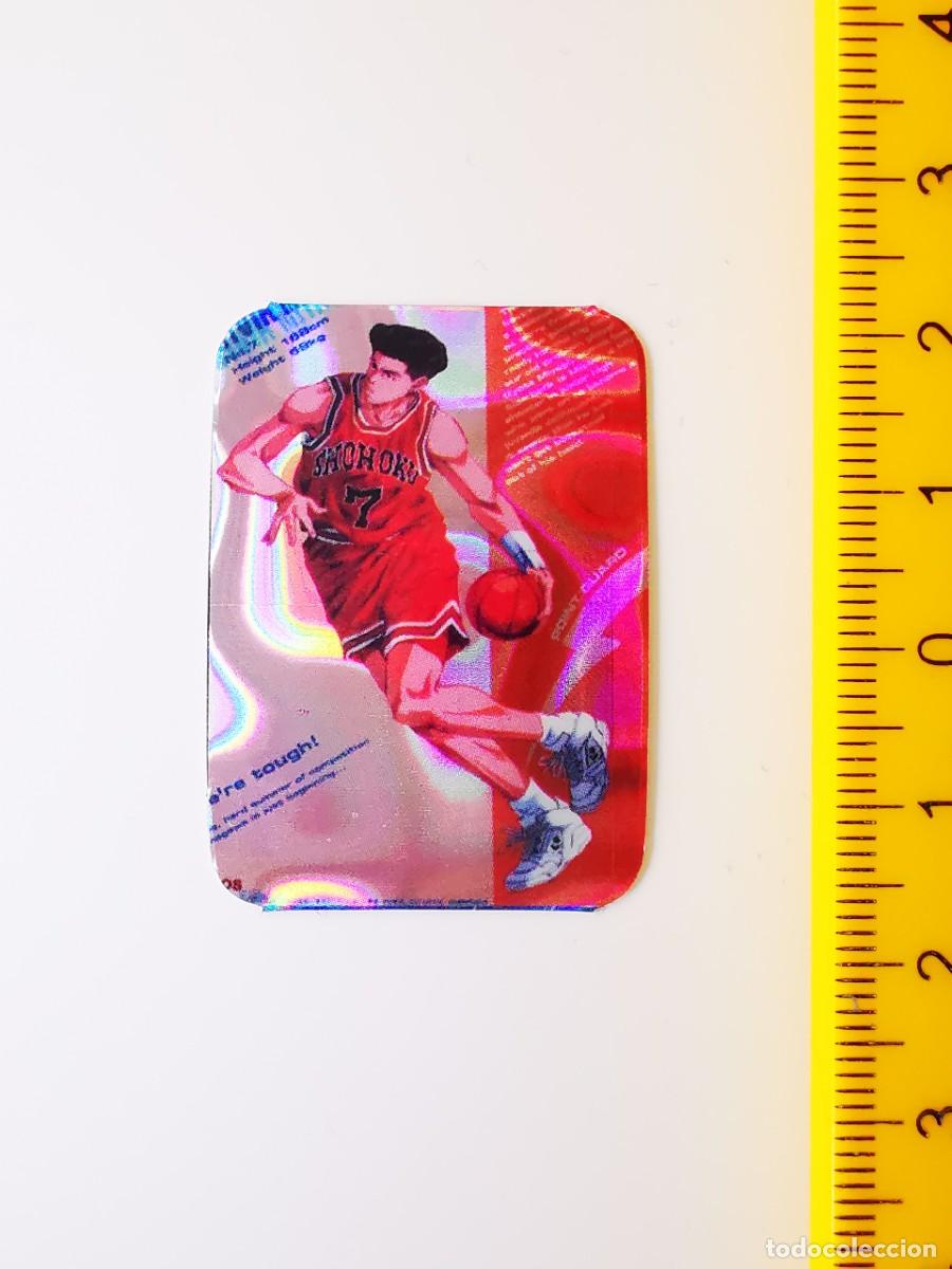 Coleccionismo Cromos antiguos: CROMO ADHESIVO HOLOGRAMA LENTICULAR SERIE TV MANGA ANIME 1993 SLAM DUNK BASKET 66 BRILLO ONDAS