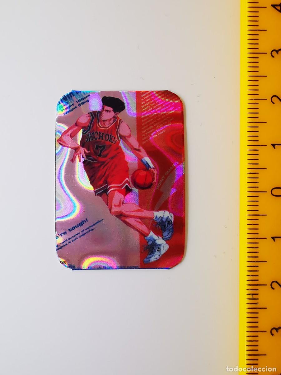 Coleccionismo Cromos antiguos: CROMO ADHESIVO HOLOGRAMA LENTICULAR SERIE TV MANGA ANIME 1993 SLAM DUNK BASKET 66 BRILLO ONDAS