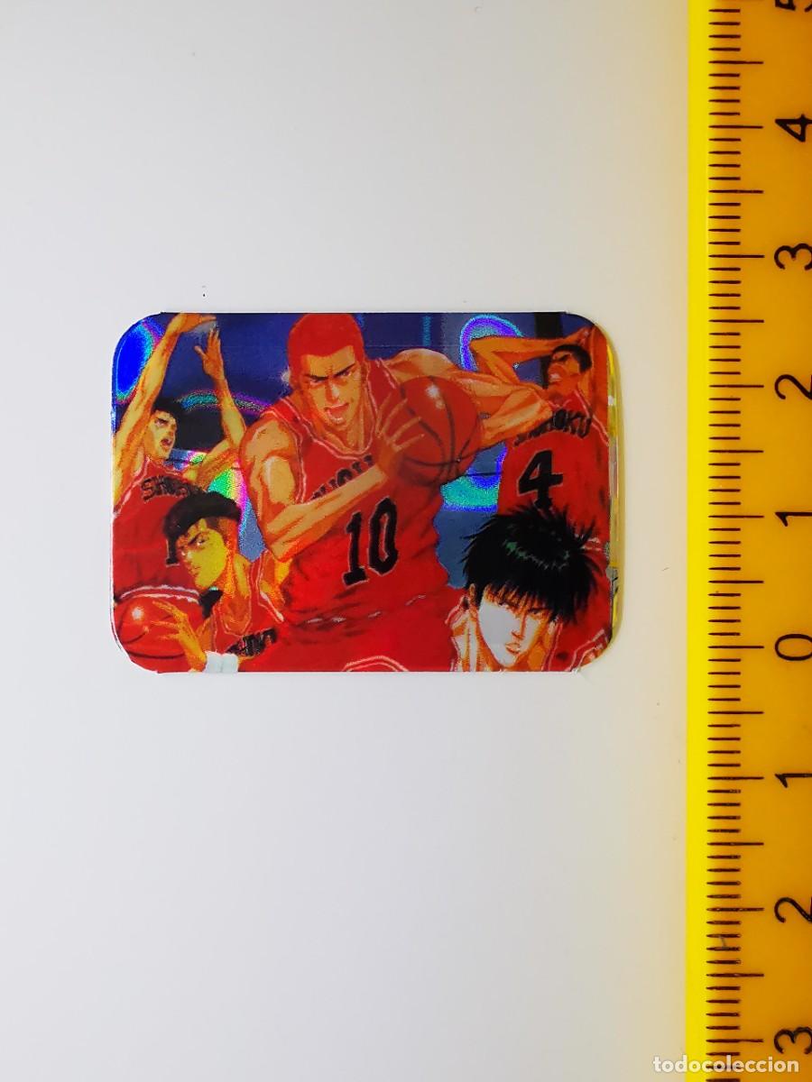 Coleccionismo Cromos antiguos: CROMO ADHESIVO HOLOGRAMA LENTICULAR SERIE TV MANGA ANIME 1993 SLAM DUNK BASKET 92 BRILLO ONDAS