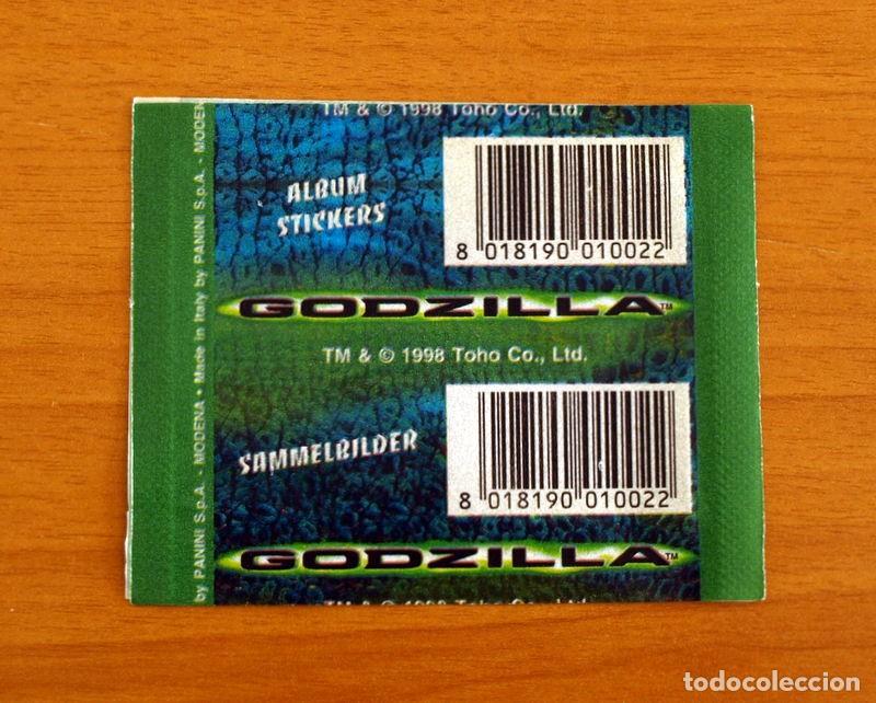 Coleccionismo cromos antiguos: Godzilla - Sobre Vac&iacute;o, sin Cromos - Editorial Panini 1998 - Foto 2