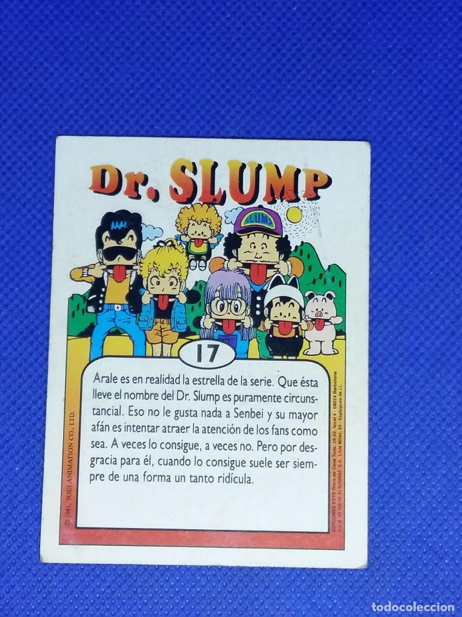 Coleccionismo cromos antiguos: Carta Dr Slump Ediciones Este N&ordm; 17 - Foto 2