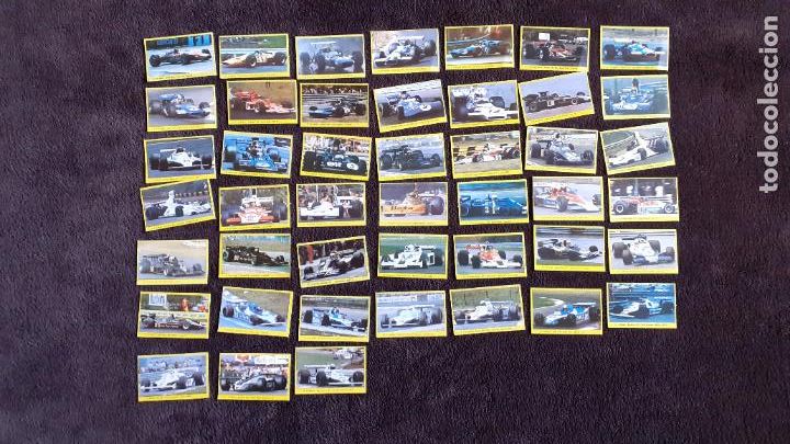 Coleccionismo Cromos antiguos: LOTE DE 45 CROMOS. DANONE. GRAN PRIX FORD.NUMEROS DEL 1 AL 45.