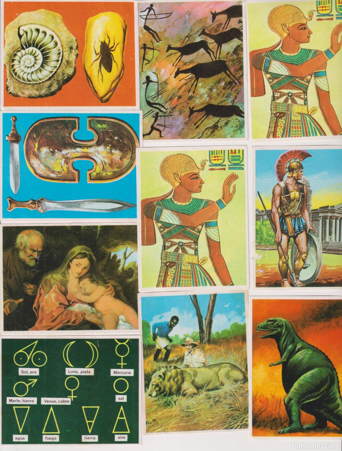 Coleccionismo Cromos antiguos: Cronhistoria. Lote de 10 cromos: 15, 20, 44, 45, 87, 112, 142 (2) 151, 195. Nunca pegados