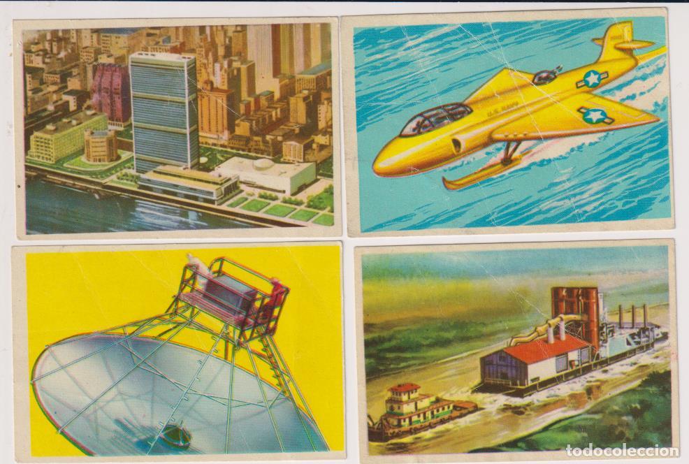 Coleccionismo Cromos antiguos: Conquistas Modernos. Lote de 4 cromos. 96, 97, 176 y 177. NUNCA PEGADOS