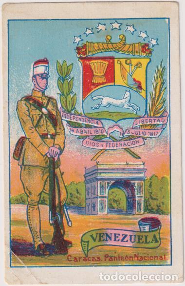 Coleccionismo cromos antiguos: cromo (10x6,5) Escudos, Uniformes y Edificios nacionales. Chocolate La Imperial - Foto 1