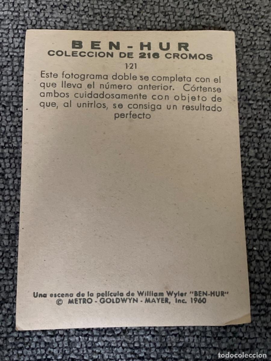 Coleccionismo cromos antiguos: ANTIGUO CROMO BEN-HUR 121 - Foto 2