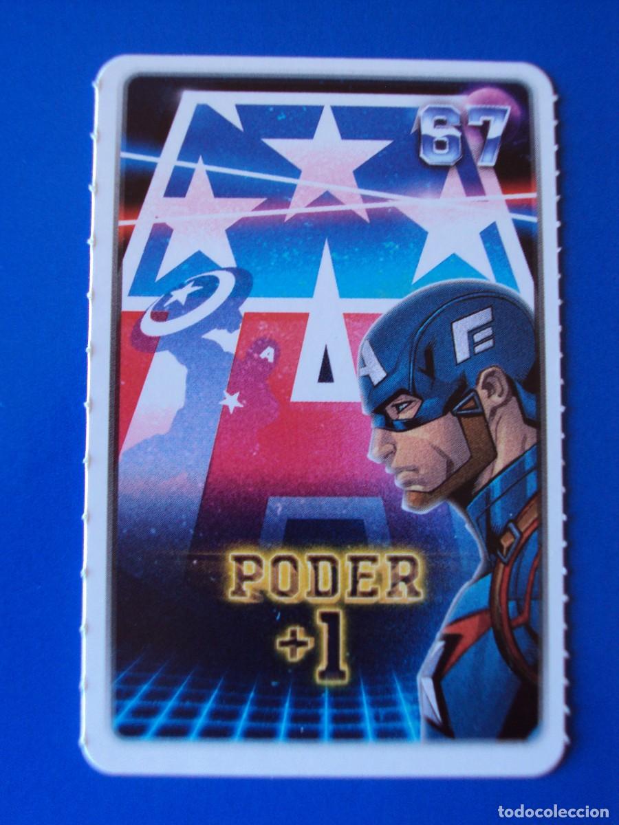 Coleccionismo cromos antiguos: 67 PODER +1 CROMO CARTA MARVEL DESCUBRE TU PODER 2022 CARREFOUR NUEVO - Foto 1