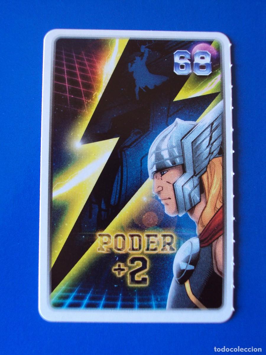 Coleccionismo cromos antiguos: 68 PODER +2 CROMO CARTA MARVEL DESCUBRE TU PODER 2022 CARREFOUR NUEVO - Foto 1
