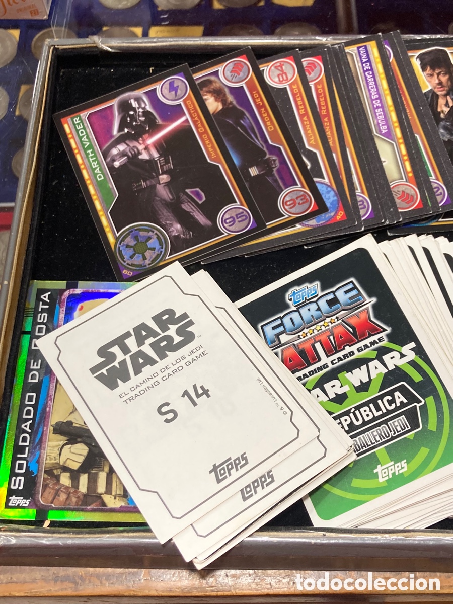 Coleccionismo cromos antiguos: Lote de m&aacute;s de 100 cromos de star wars - Foto 2