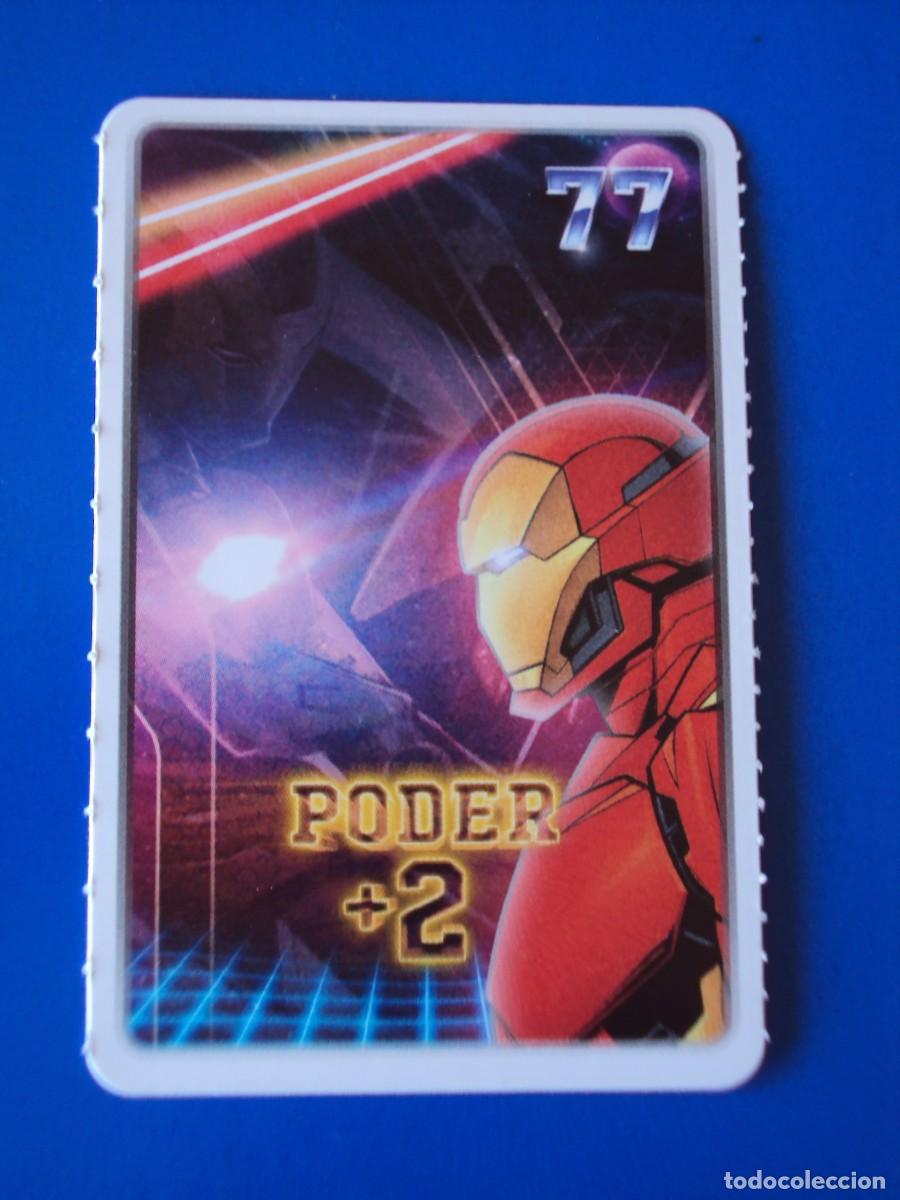 Coleccionismo cromos antiguos: 77 PODER +2 CROMO CARTA MARVEL DESCUBRE TU PODER 2022 CARREFOUR NUEVO - Foto 1
