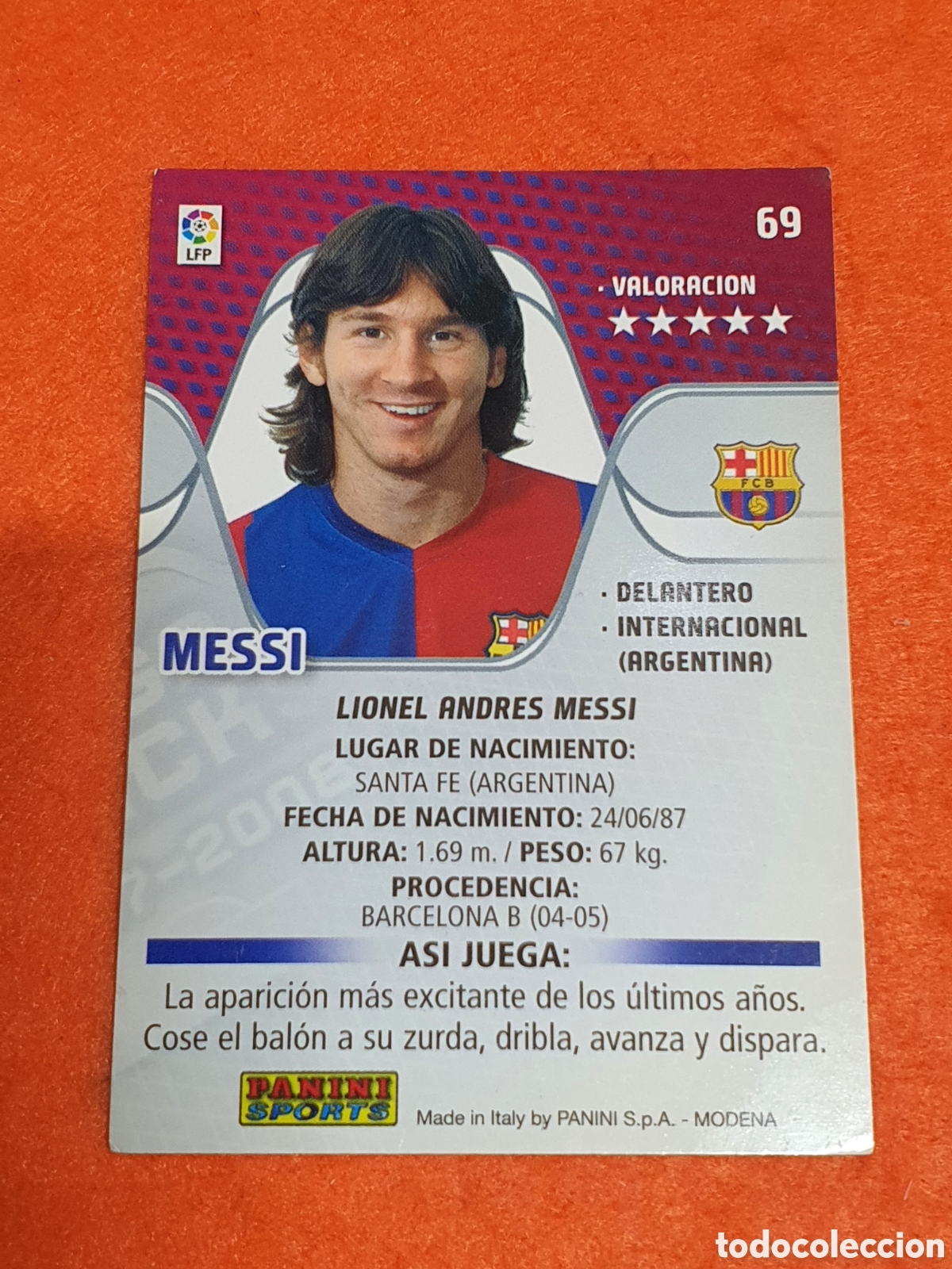 Coleccionismo cromos antiguos: Messi MEGA Crack 2007/08 n&deg; 69 - Foto 2