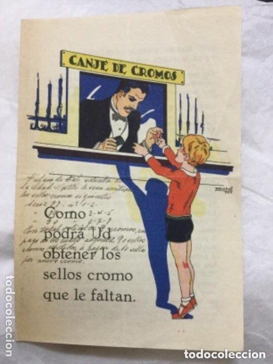 Coleccionismo cromos antiguos: FORMULARIO ESPECIAL PARA CANJEAR SELLOS CROMO - NESTLE - PENAGOS - 18x12cm
