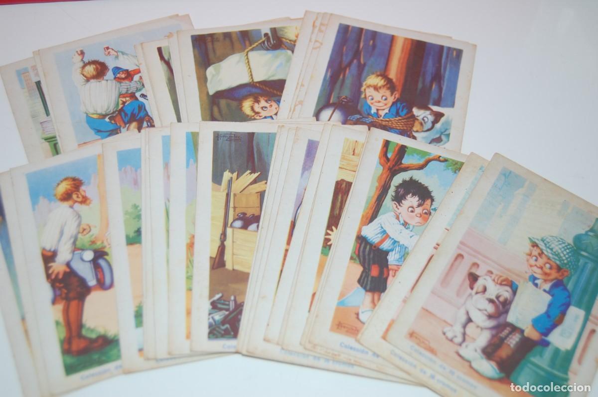 Coleccionismo cromos antiguos: 36 CROMOS COMPLETA- EL DETECTIVE BOBBY - CHOCOLATES AMATLLER - Foto 1
