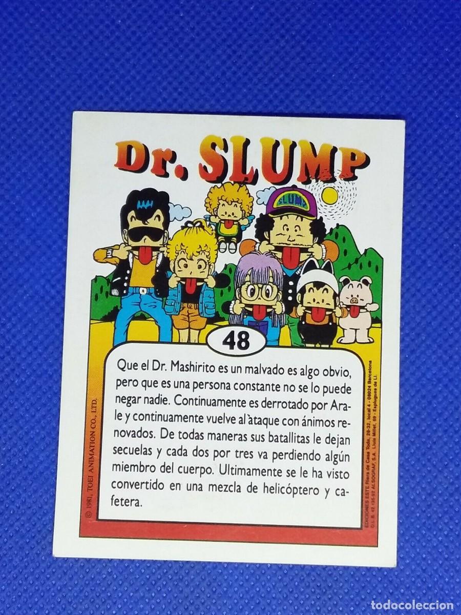 Coleccionismo cromos antiguos: Carta Dr Slump Ediciones Este N&ordm; 48 - Foto 2
