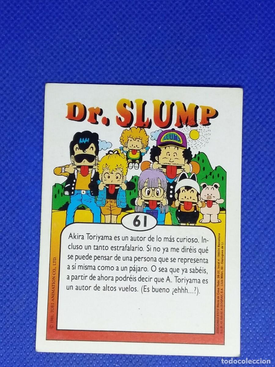 Coleccionismo cromos antiguos: Carta Dr Slump Ediciones Este N&ordm; 61 - Foto 2