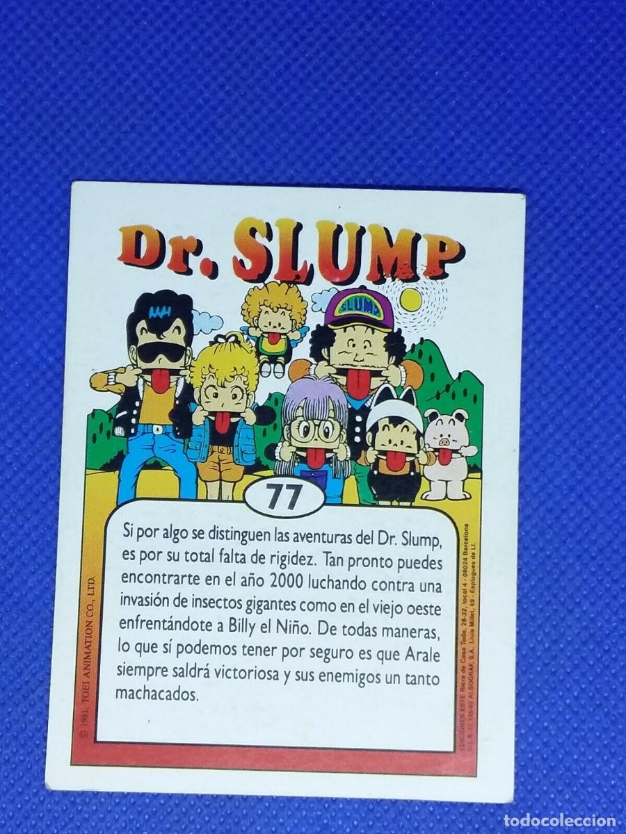 Coleccionismo cromos antiguos: Carta Dr Slump Ediciones Este N&ordm; 77 - Foto 2