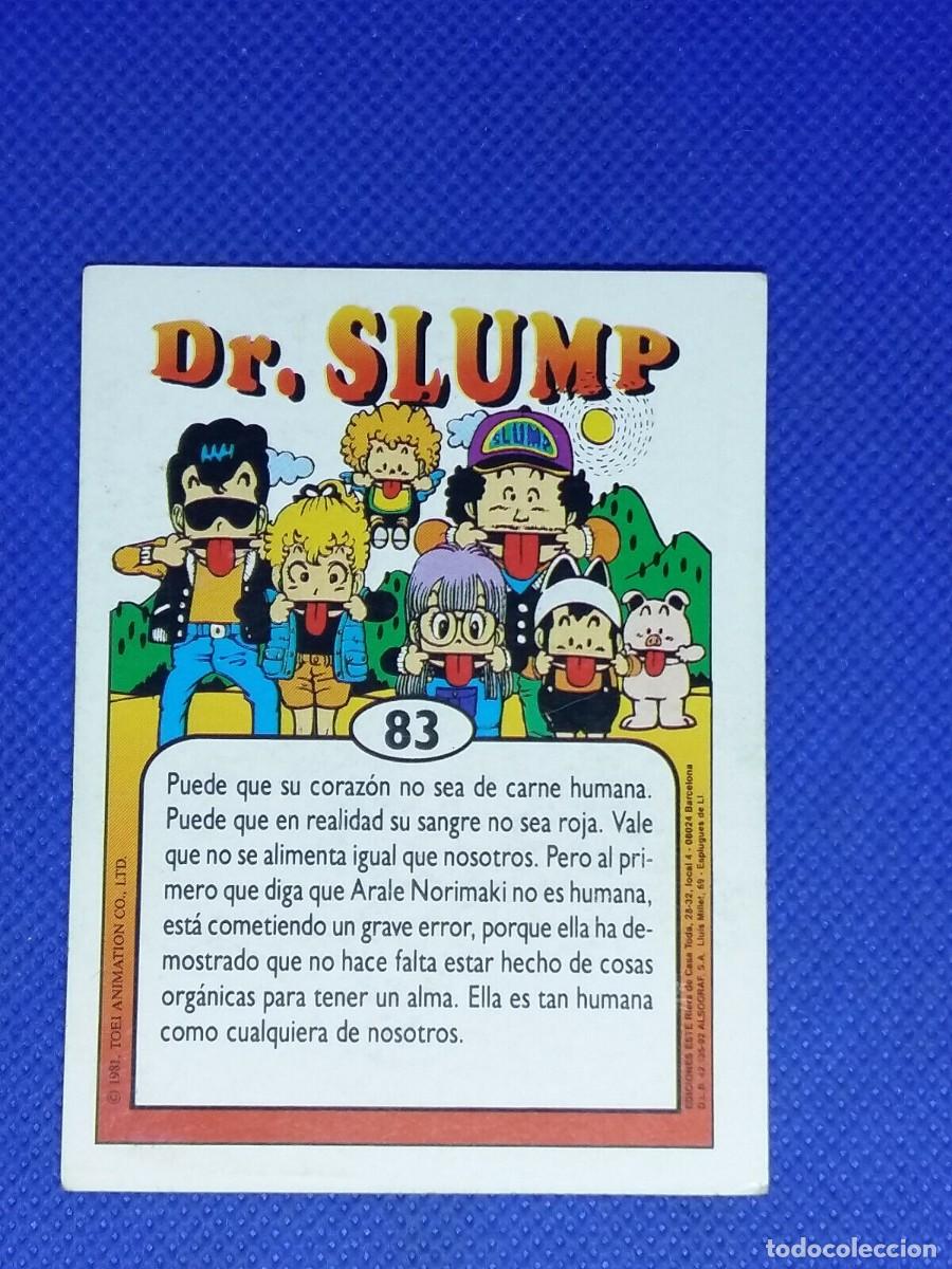 Coleccionismo cromos antiguos: Carta Dr Slump Ediciones Este N&ordm; 83 - Foto 2