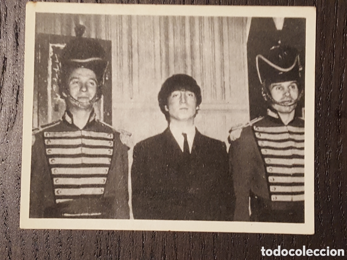 Coleccionismo Cromos antiguos: Cromo - The Beatles en fotos # 45 - Editorial Bruguera - Nunca pegado - 1966