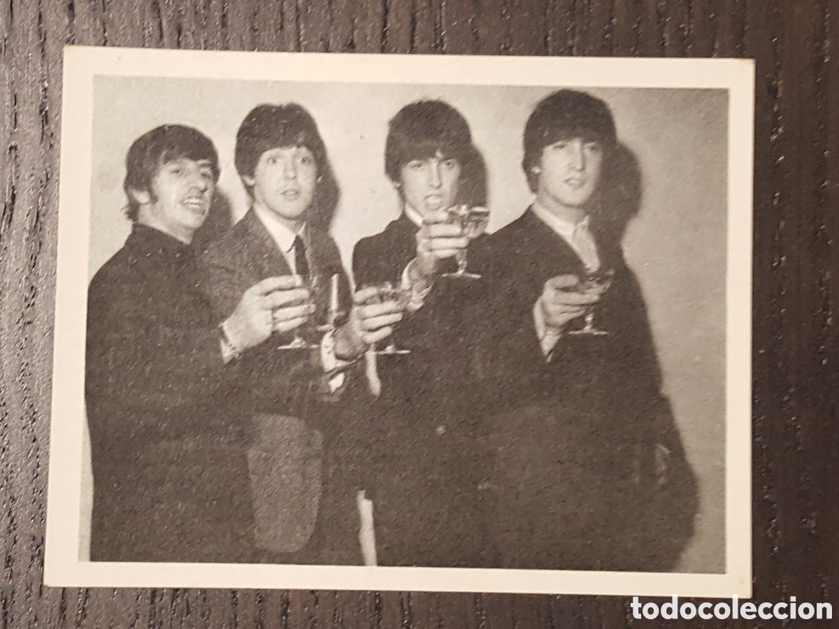 Coleccionismo Cromos antiguos: Cromo - The Beatles en fotos # 59 - Editorial Bruguera - Nunca pegado - 1966