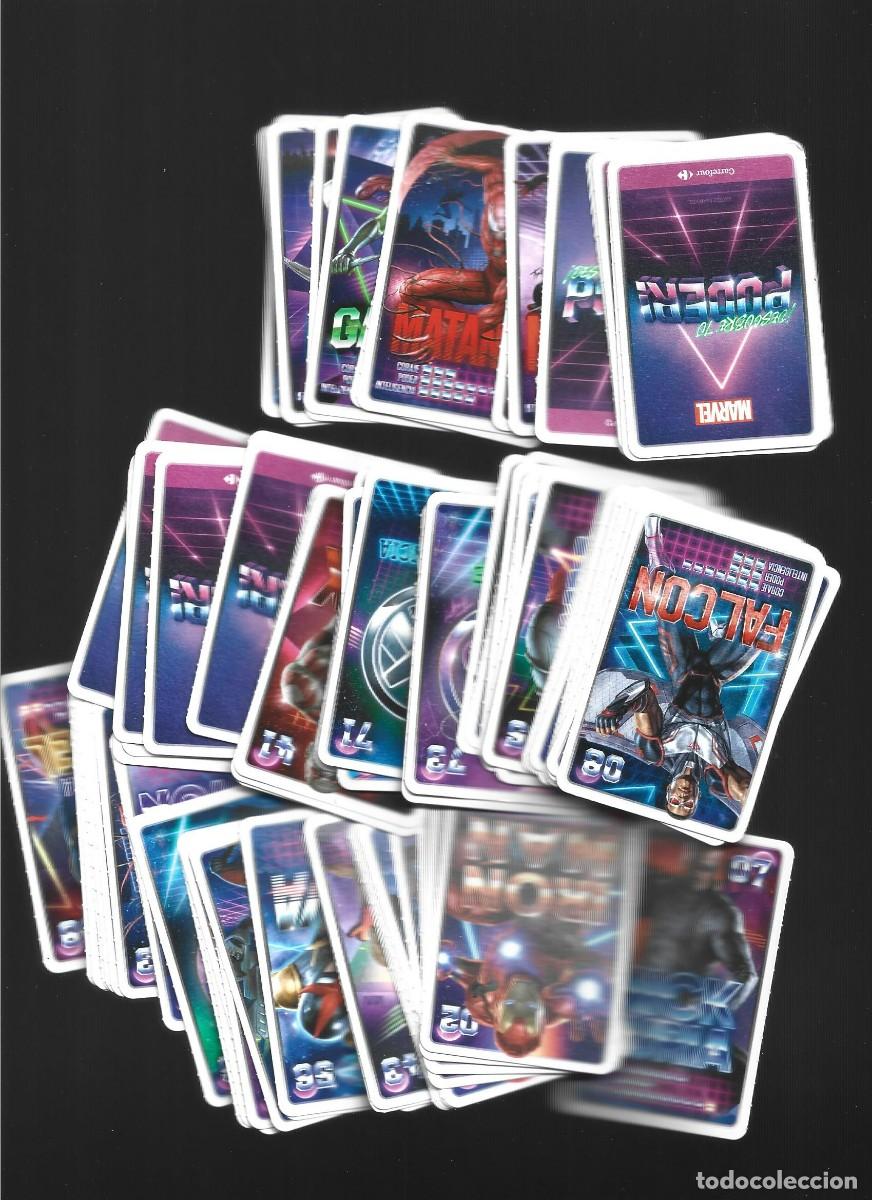 Coleccionismo cromos antiguos: 1 LOTE DE 171 Cromos marvel carrefour - Foto 1