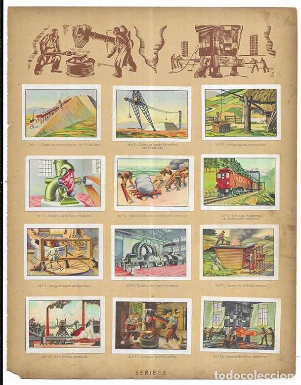 Coleccionismo cromos antiguos: Cromo. Anta&ntilde;o y Hoga&ntilde;o. Serie 5 Curiosidades del Universo Nestl&eacute; 12 cromos Completa
