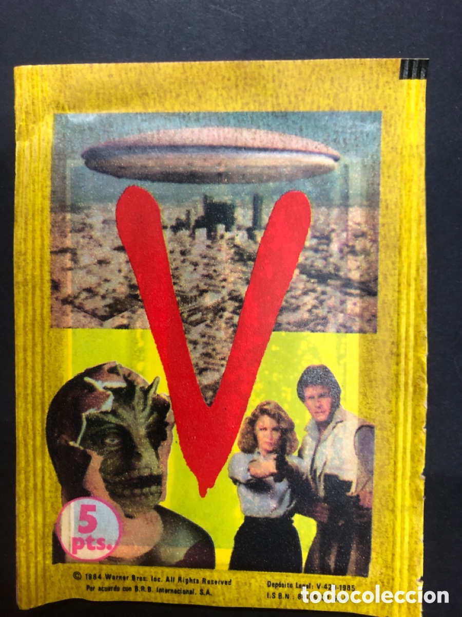 Collezionismo Figurine antiche: SOBRE CON CROMOS SERIE TV V EDITORIAL MAGA