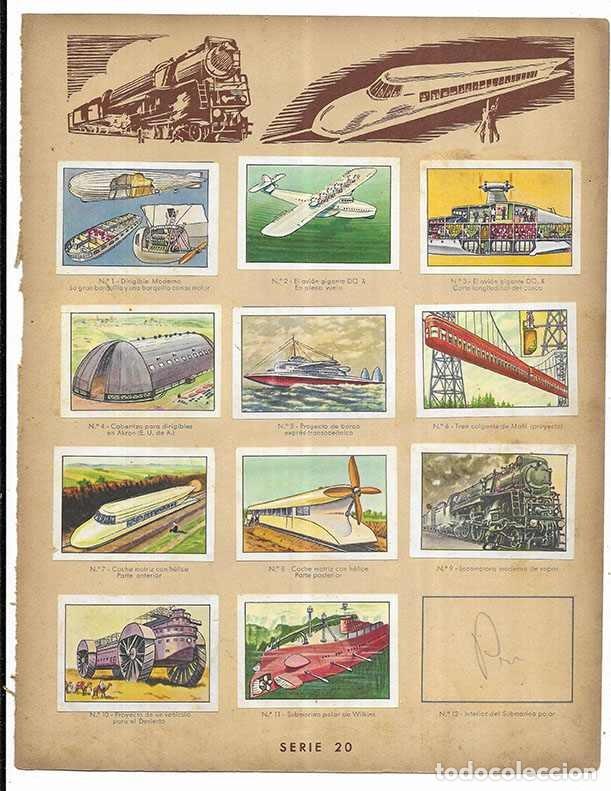 Coleccionismo cromos antiguos: Cromo.La Era de las Comunicaciones R&aacute;pidas. Serie 20 Curiosidades del Universo Nestl&eacute; 11 cromos