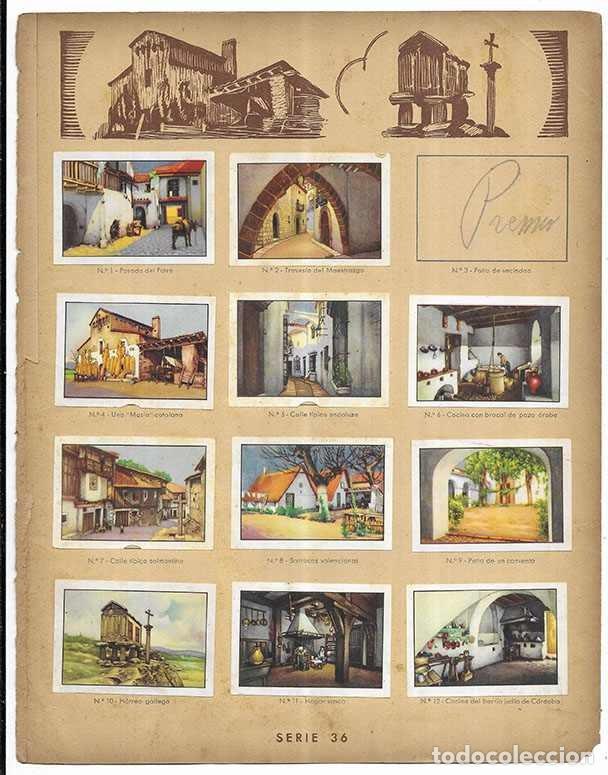 Coleccionismo cromos antiguos: Cromo. Rincones de Espa&ntilde;a . Serie 36 Curiosidades del Universo Nestl&eacute; 11 cromos
