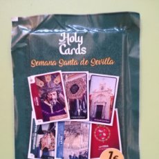 Coleccionismo Cromos antiguos: SOBRE DE CROMOS HOLY CARDS SEMANA SANTA DE SEVILLA SIN ABRIR **-