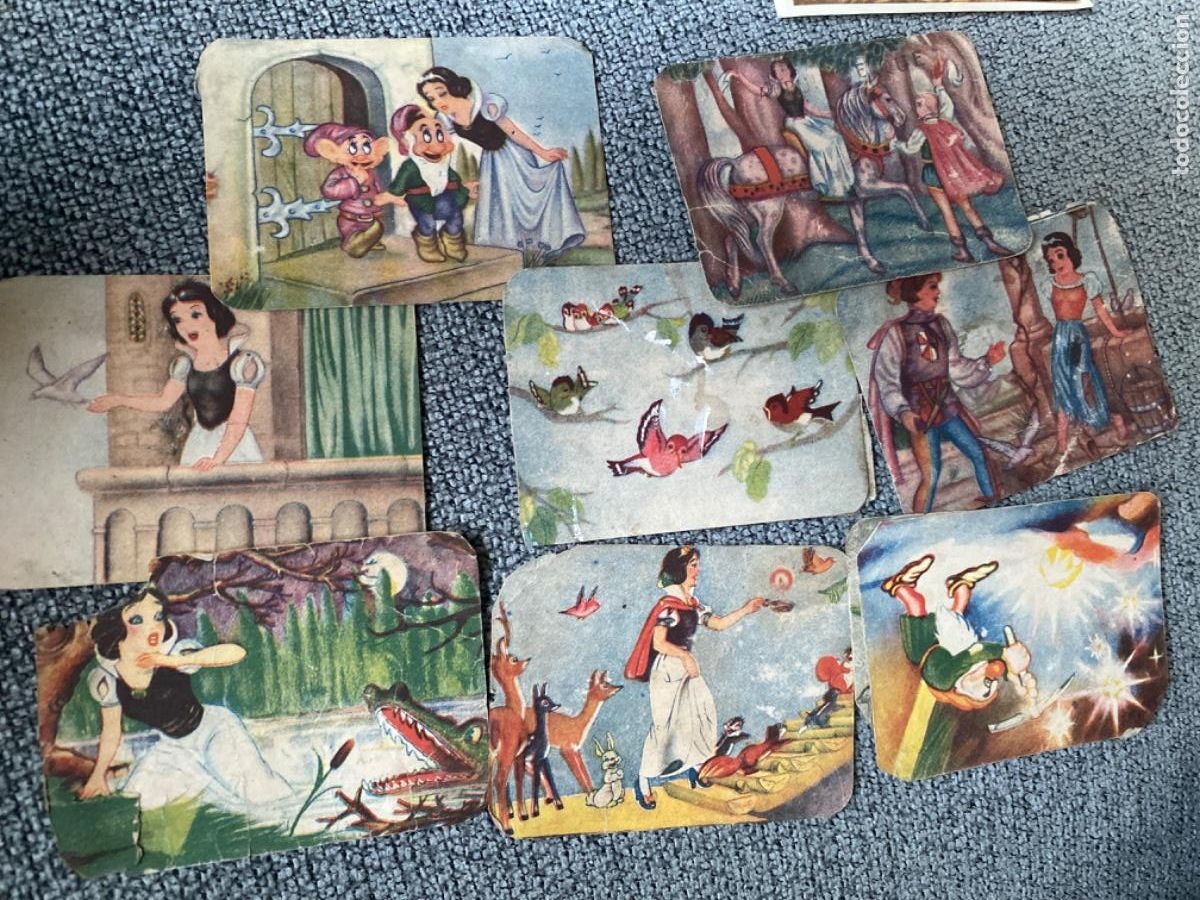 Coleccionismo cromos antiguos: LOTE CROMOS ANTIGUOS BLANCANIEVES - Foto 1