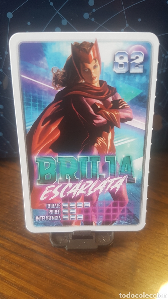 Coleccionismo cromos antiguos: #82 BRUJA ESCARLATA CARREFOUR MARVEL &iexcl;DESCUBRE TU PODER! - Foto 1