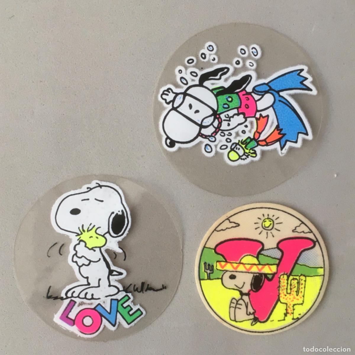 Coleccionismo cromos antiguos: SNOOPY. 3 CROMOS. - Foto 1