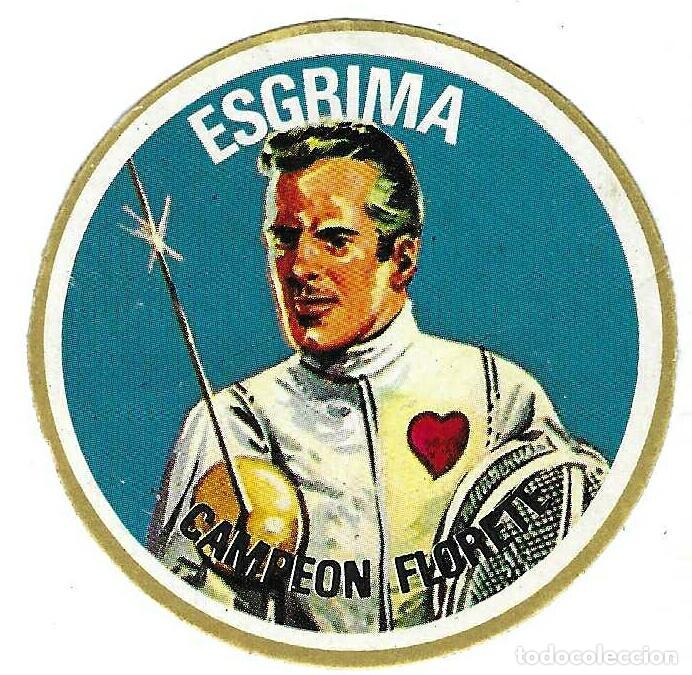 Coleccionismo cromos antiguos: BIMBO -- ESGRIMA -- CAPIT&Aacute;N DE FLORETE - Foto 1
