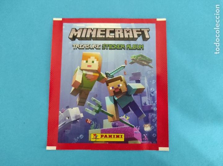 Coleccionismo cromos antiguos: SOBRE DE CROMOS SIN ABRIR DE MINECRAFT DE PANINI - Foto 1