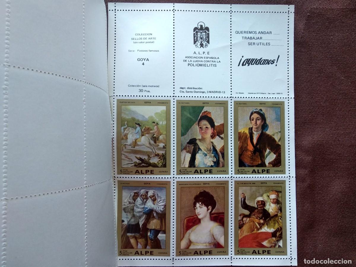 Coleccionismo cromos antiguos: Greco, Goya y Murillo sellos - Foto 2