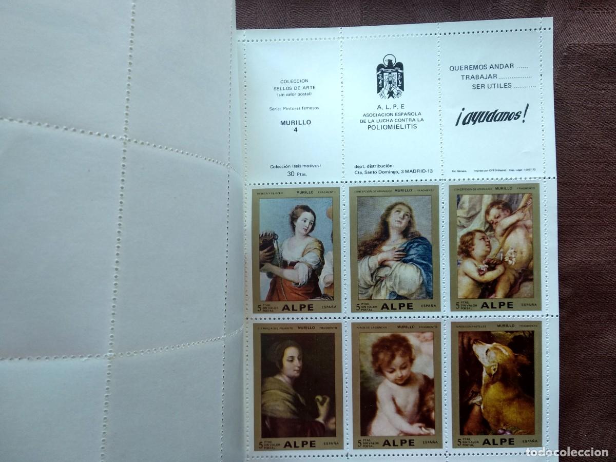 Coleccionismo cromos antiguos: Greco, Goya y Murillo sellos - Foto 3