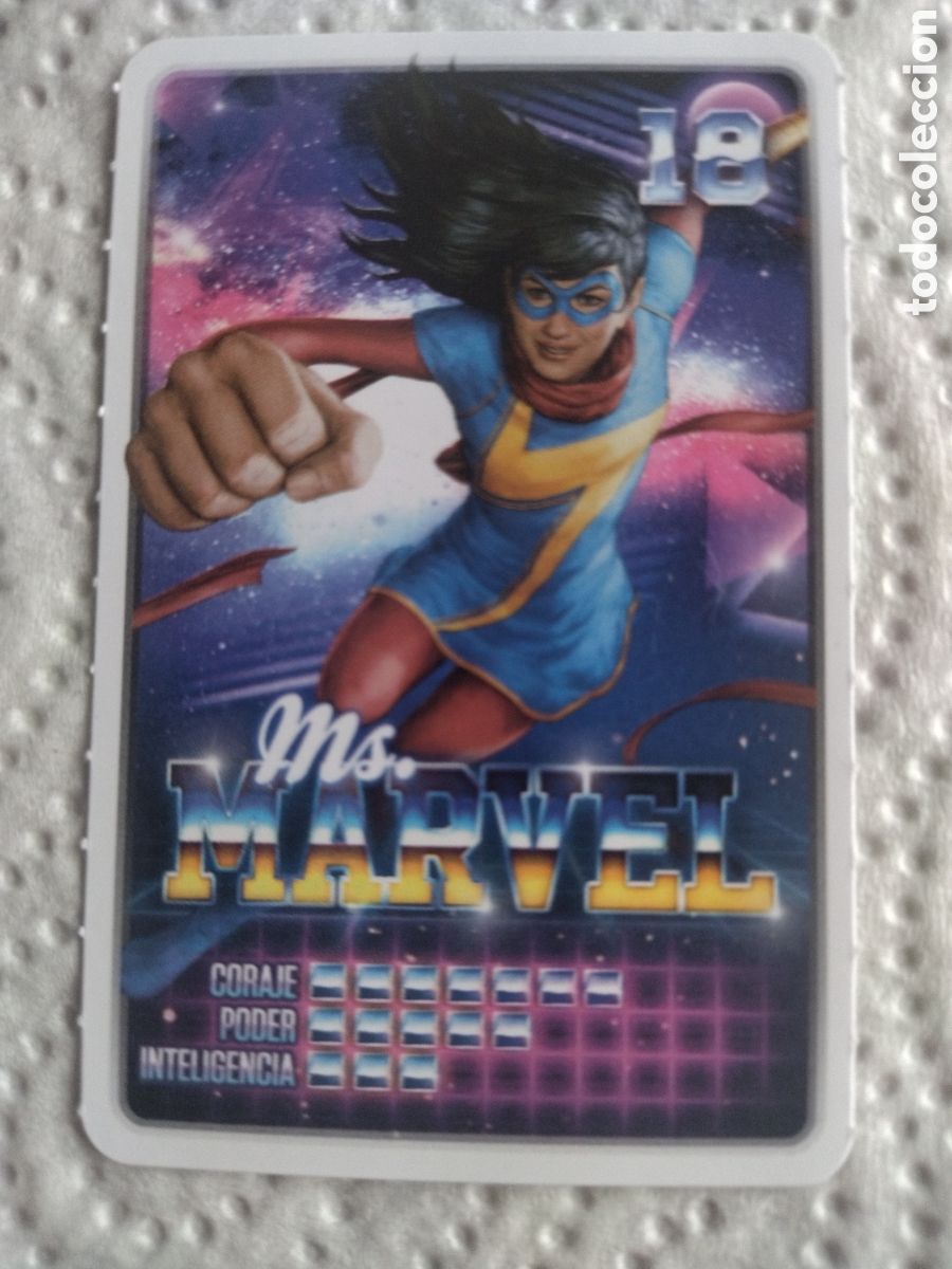 Coleccionismo cromos antiguos: CROMO DESCUBRE TU PODER MARVEL - CARREFOUR 2022 - N&deg;18 MS. MARVEL - Foto 1