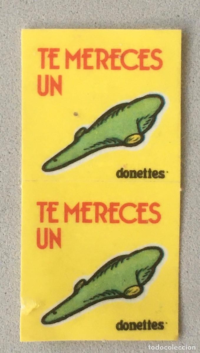 Coleccionismo cromos antiguos: DONETTES. TE MERECES UN&hellip; CROMO. - Foto 1