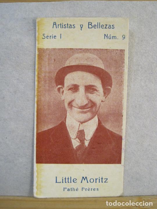 Coleccionismo Cromos antiguos: LITTLE MORITZ-PATH&Eacute; FRERES-ARTISTAS Y BELLEZAS-CROMO ANTIGUO DE CINE-VER FOTOS-(100.256)