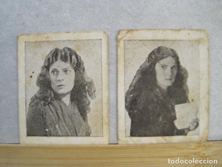 Coleccionismo Cromos antiguos: PRISCILLA DEAN-COLECCION DE 2 CROMOS ANTIGUOS DE CINE-VER FOTOS-(100.258)