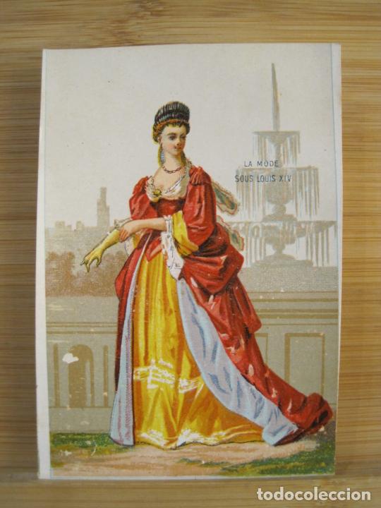 Coleccionismo Cromos antiguos: MODA-LA MODE SOUS LOUIS XIV-CROMO ANTIGUO-VER FOTOS-(100.286)