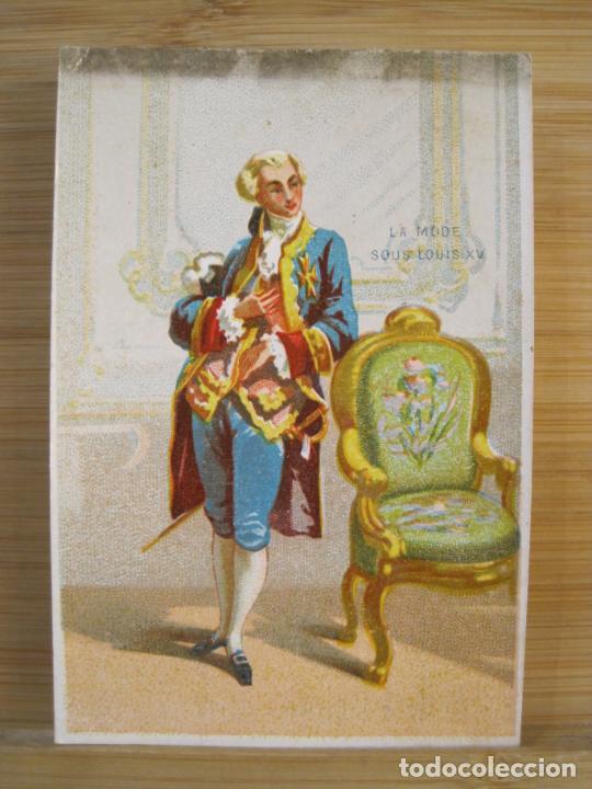 Coleccionismo Cromos antiguos: MODA-LA MODE SOUS LOUIS XV-CROMO ANTIGUO-VER FOTOS-(100.289)