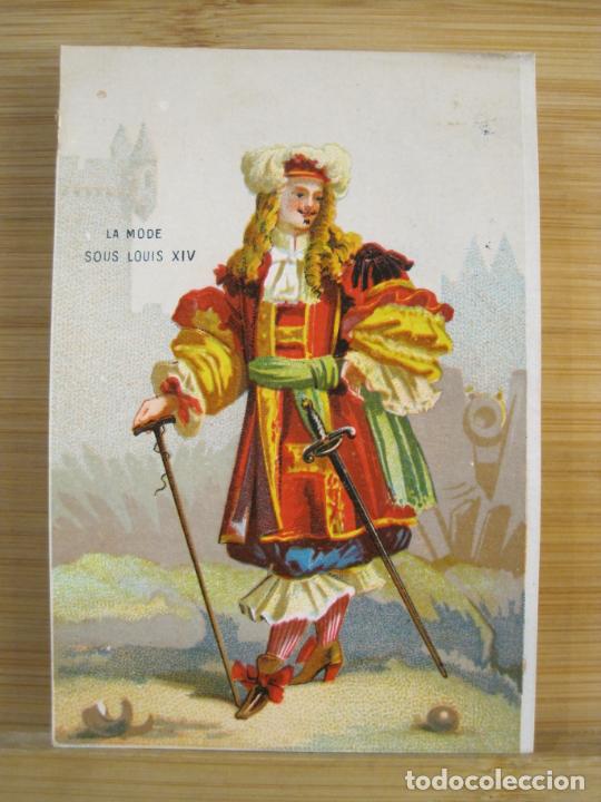 Coleccionismo Cromos antiguos: MODA-LA MODE SOUS LOUIS XIV-CROMO ANTIGUO-VER FOTOS-(100.291)