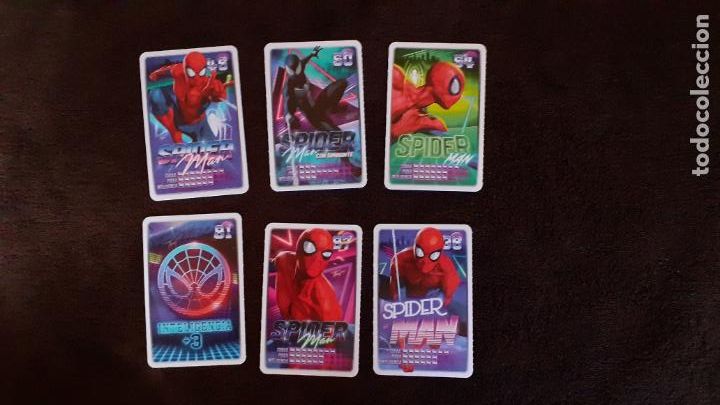 Coleccionismo cromos antiguos: LOTE CROMOS SPIDERMAN. MARVEL. CARREFOUR. DESCUBRE TU PODER. 6 CROMOS. - Foto 1